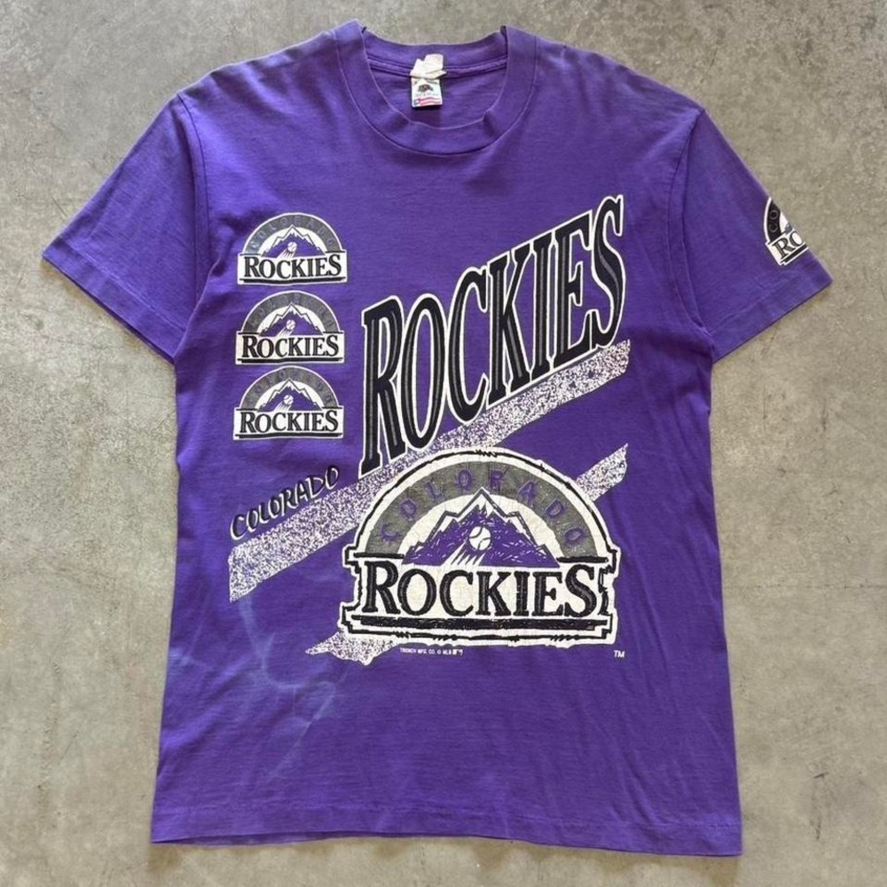 Colorado Rockies MLB Vintage 90s Streetwear Shirt Sz Large